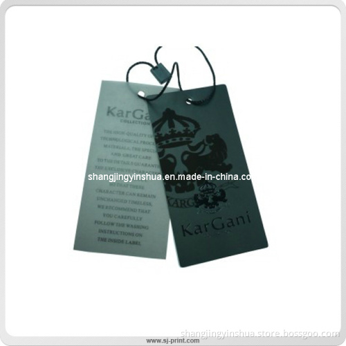 Printable PVC Hang Tag for Clothes (PB012)